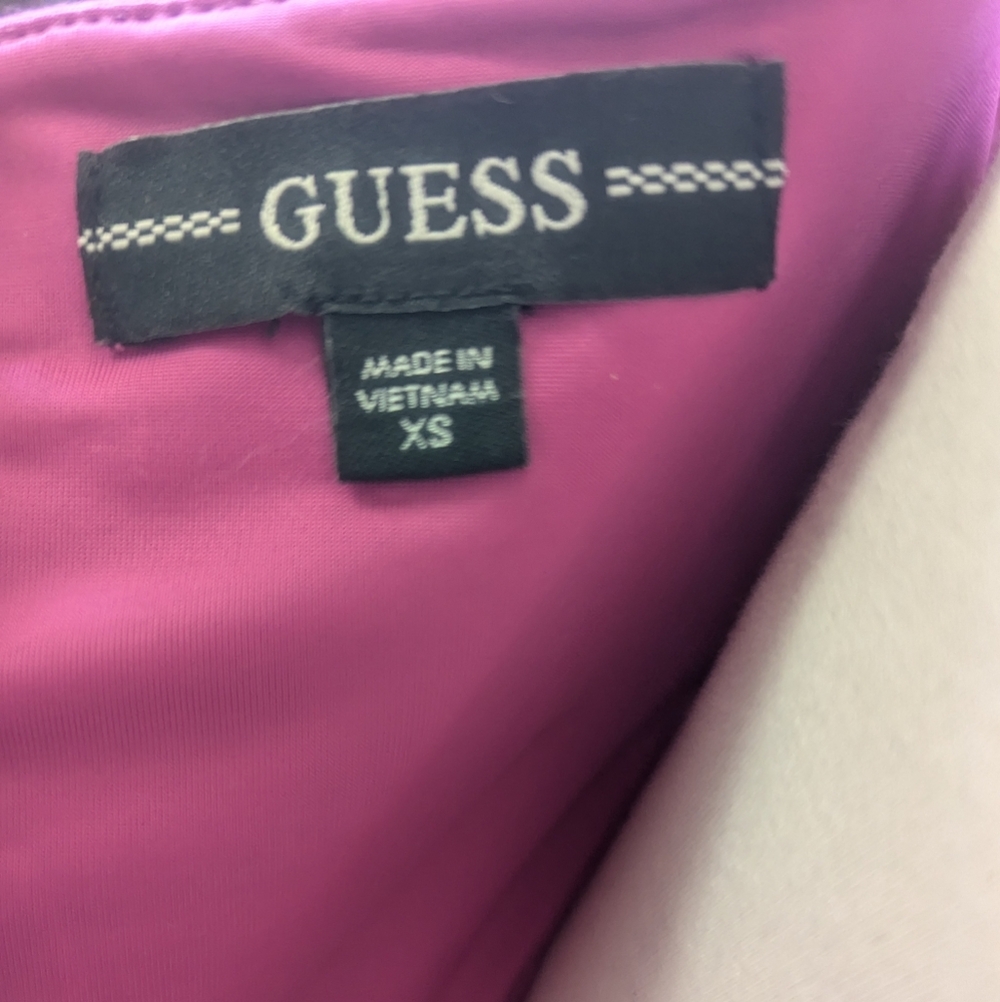 Guess Fuchsia Fully Lined Mini Dress (Never Worn) - Picture 7 of 9